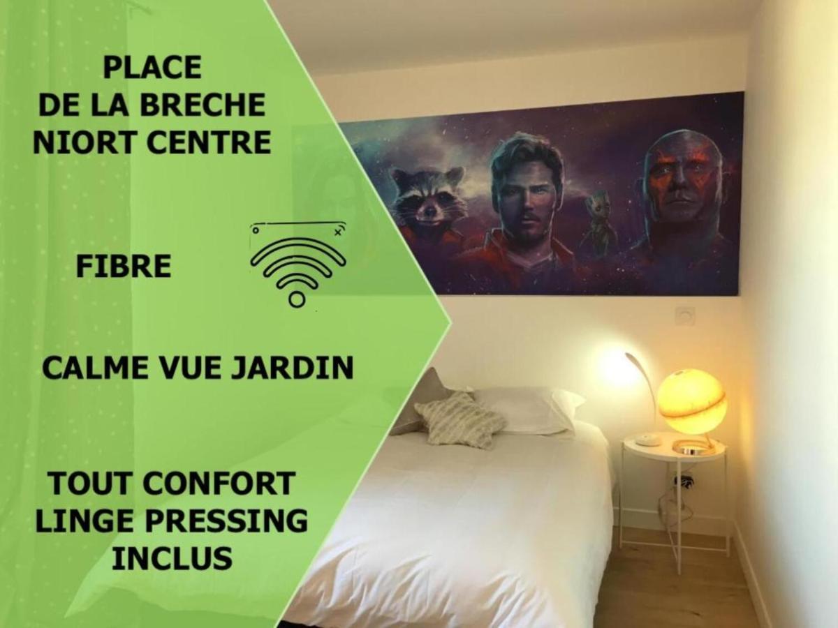 Le Galaxy Centre La Breche Wifi Calme Vue Jardin Niort Exterior foto